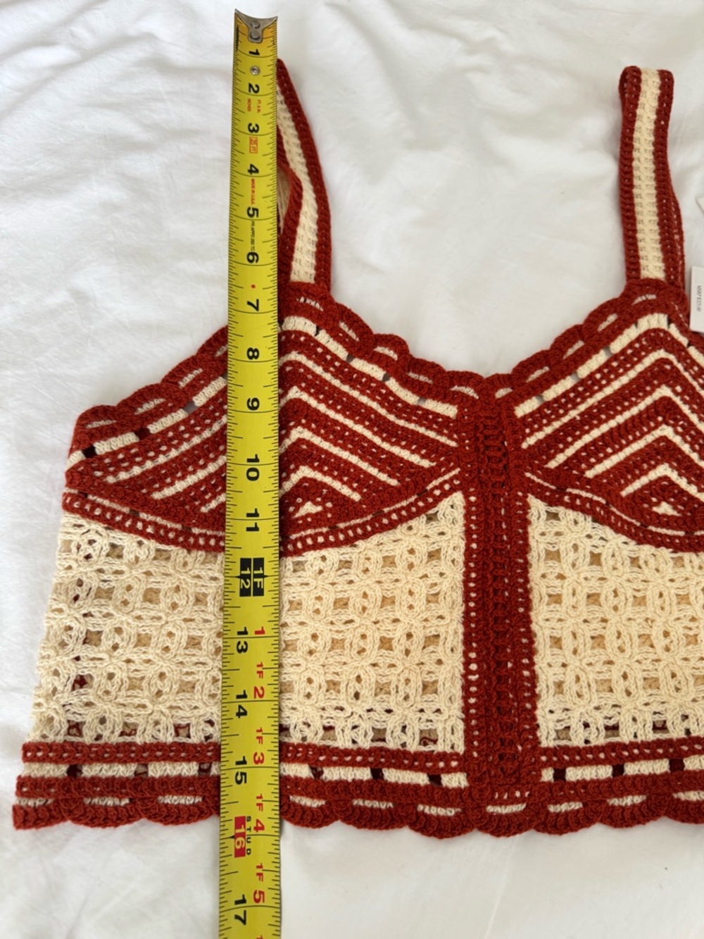 Jason Wu Crochet Top Linen Blend Wrap Skirt 2 Piece Set Size 4 NWT - Picture 8 of 13